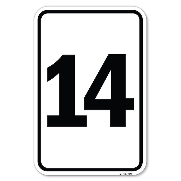 Safety Sign, 12 in Height, Aluminum, 18 in Length, 22908